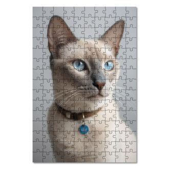 Drevené puzzle Tonkinská mačka realistic