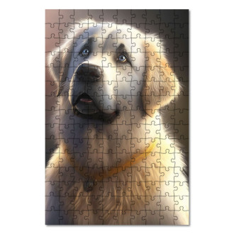 Drevené puzzle Anatolský pastiersky pes animovaný