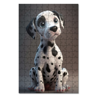 Drevené puzzle Dalmatín animovaný