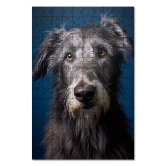 Drevené puzzle Škótsky deerhound realistic