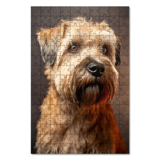 Drevené puzzle Soft Coated Wheaten Terrier realistic