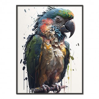 Graffiti papagáj
