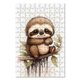Dřevěné puzzle Malý lemur