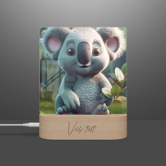 Detská lampička Roztomilá animovaná koala 1