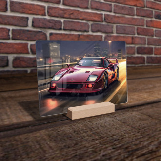 Akrylové sklo Ferrari F40 1