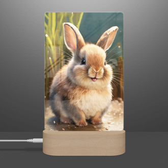 Lampa Akvarelový zajac
