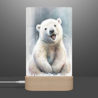 Lampa Akvarelový ľadový medveď