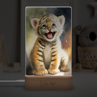 Lampa Akvarelový tiger