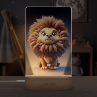 Lampa Animovaný levíček