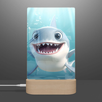 Lampa Roztomilý animovaný žralok
