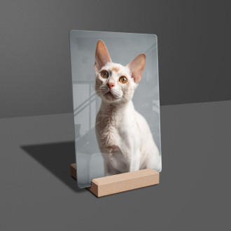 Devon Rex mačka realistic