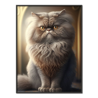 Perzská mačka akvarel