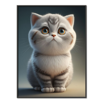 Americká krátkosrstá mačka animovaná