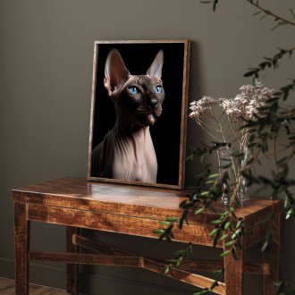 Sphynx mačka realistic