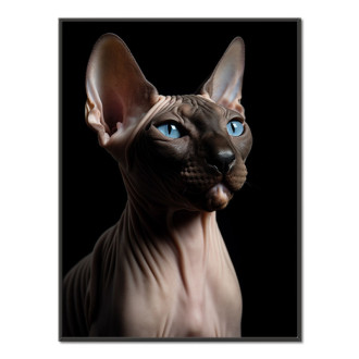 Sphynx mačka realistic
