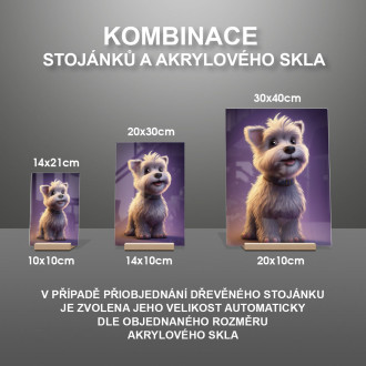 Dandie Dinmont teriér animovaný