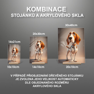 Americký anglický coonhound animovaný