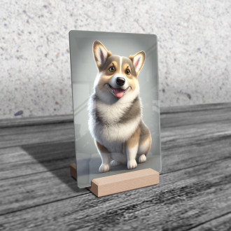 Švédsky Vallhund animovaný