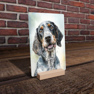 Bluetick Coonhound akvarel