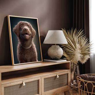 Chesapeake Bay retriever animovaný