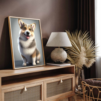 Švédsky Vallhund animovaný