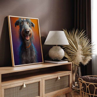 Škótsky deerhound animovaný