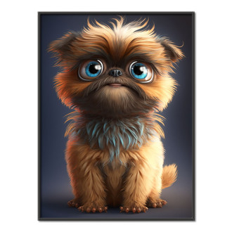 Brussels Griffon animovaný