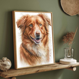 Nova Scotia Duck Toll Retriever akvarel