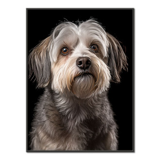 Dandie Dinmont teriér realistic