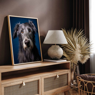 Škótsky deerhound realistic