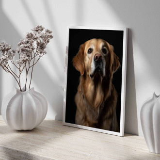 Zlatý retriever realistic