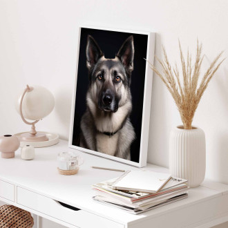 Nórsky Elkhound realistic