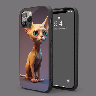 Devon Rex mačka animovaná