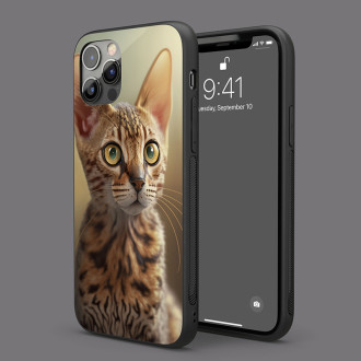 Ocicat mačka akvarel