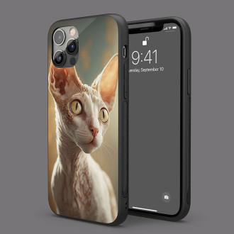 Cornish Rex mačka akvarel