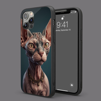 Sphynx mačka akvarel