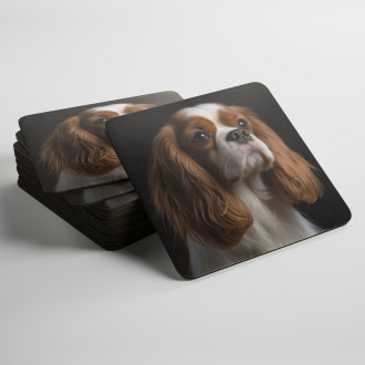 Podtácky Cavalier King Charles Španiel realistic