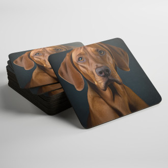 Podtácky Redbone Coonhound realistic