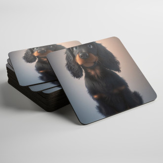 Podtácky Gordon Setter animovaný