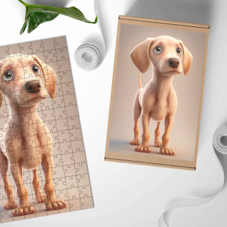 Drevené puzzle Azavak animovaný