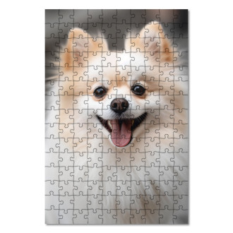 Dřevěné puzzle Pomeranian realistic