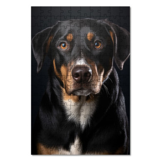 Drevené puzzle Entlebucherský salašnícky pes realistic