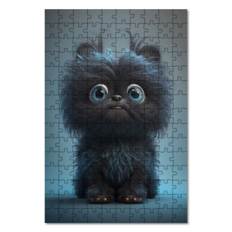 Drevené puzzle Affenpinscher pes animovaný