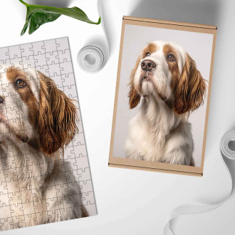 Drevené puzzle Petit Basset Griffon Vendéen realistic