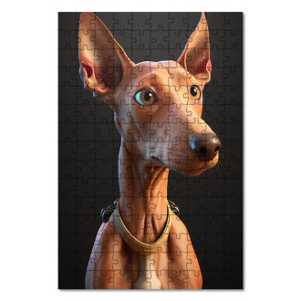 Drevené puzzle Faraónsky pes animovaný