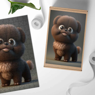 Drevené puzzle Russian Toy animovaný