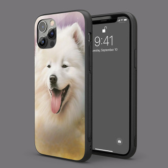 Samojed akvarel