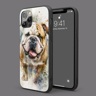 Buldog akvarel