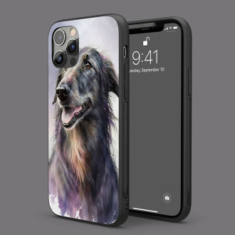 Škótsky deerhound akvarel