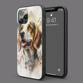 Beagle akvarel